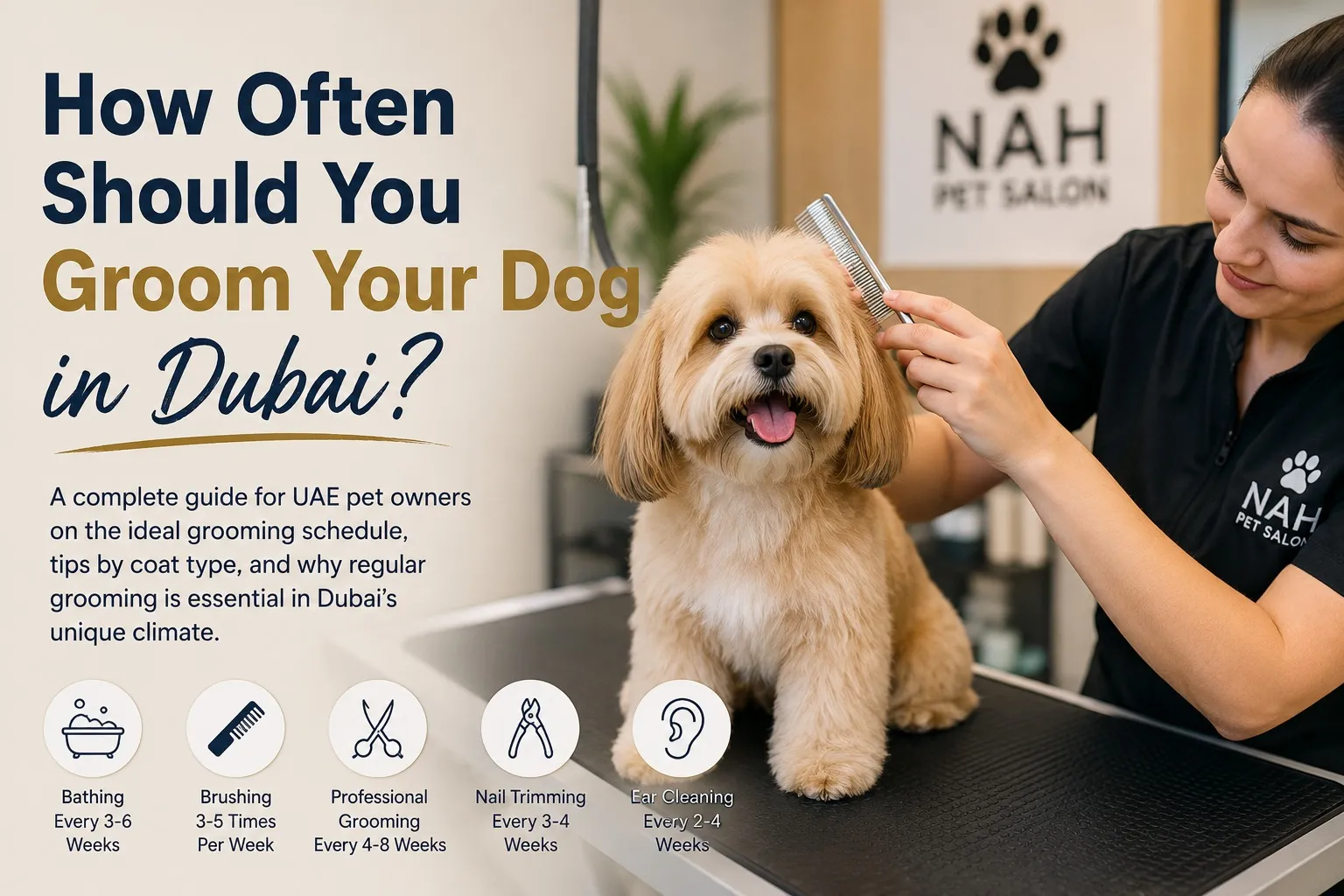 How Often Should You Groom Your Dog in Dubai?